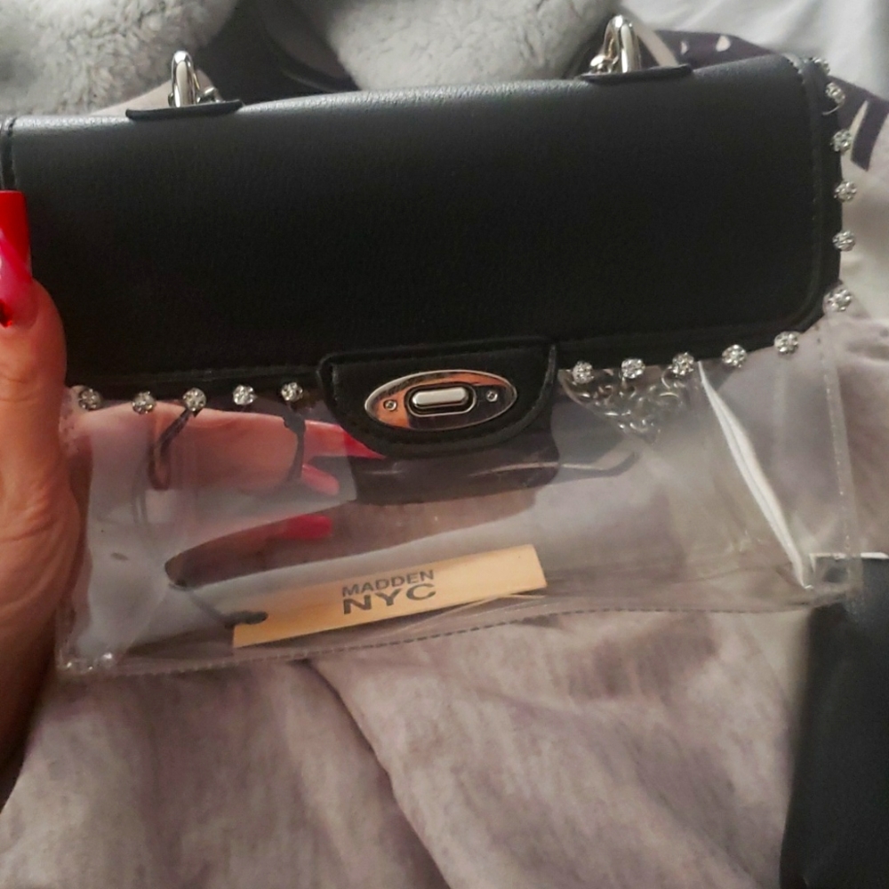 Madden NYC Crystal bag and coin pouch (one size)